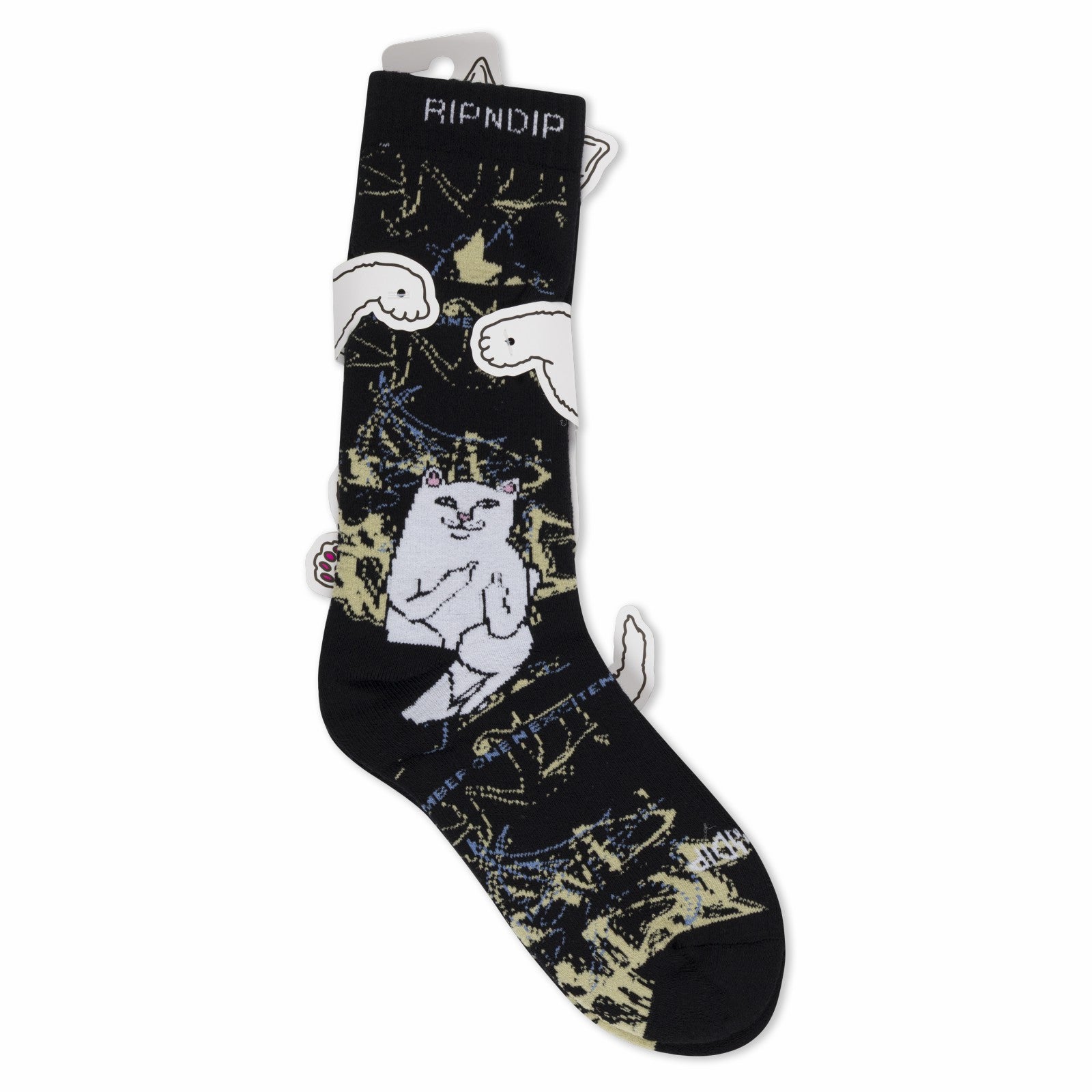 Lord Nermal Madness Socks (Black) - Ripndip