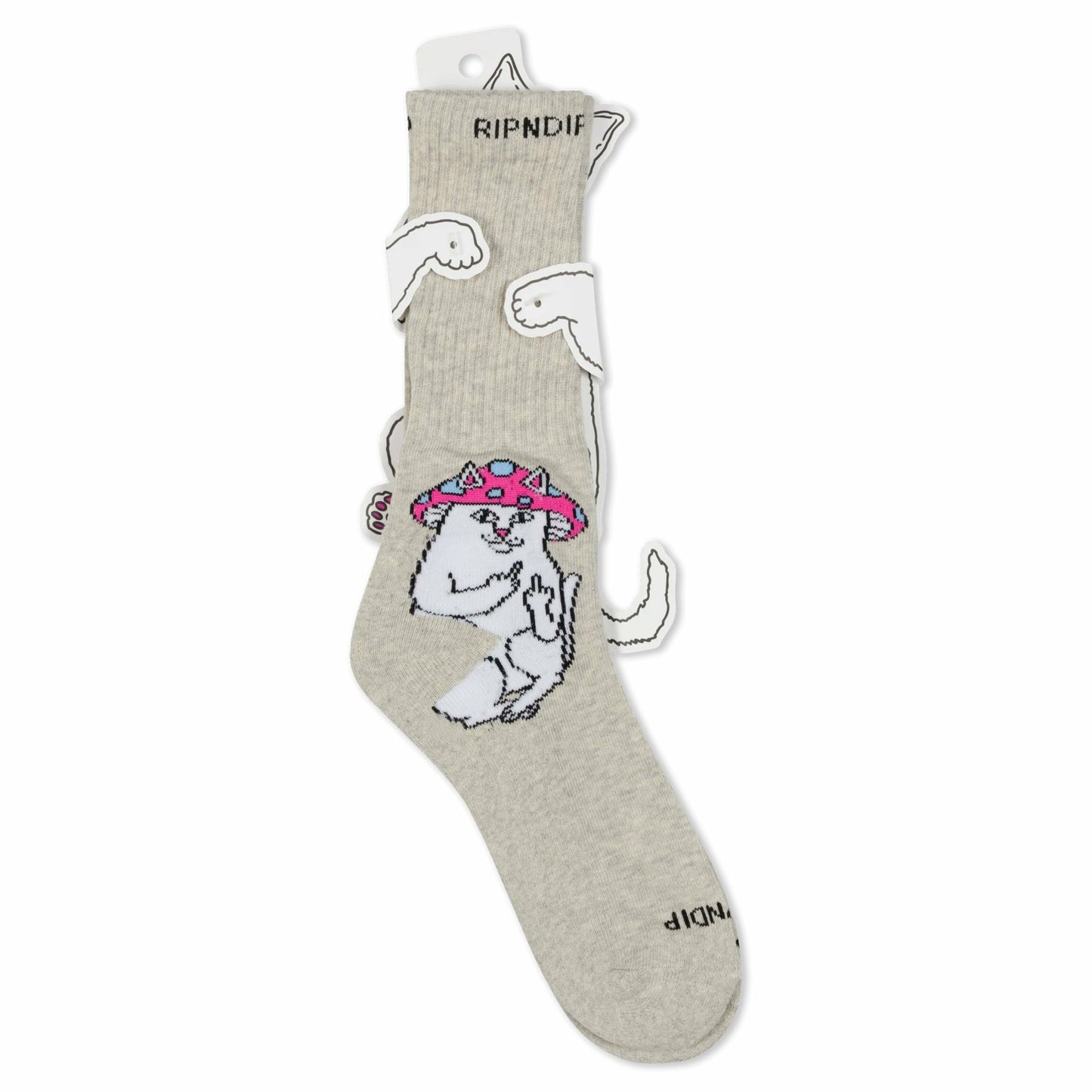 Lord Mushy Socks (Grey) - Ripndip