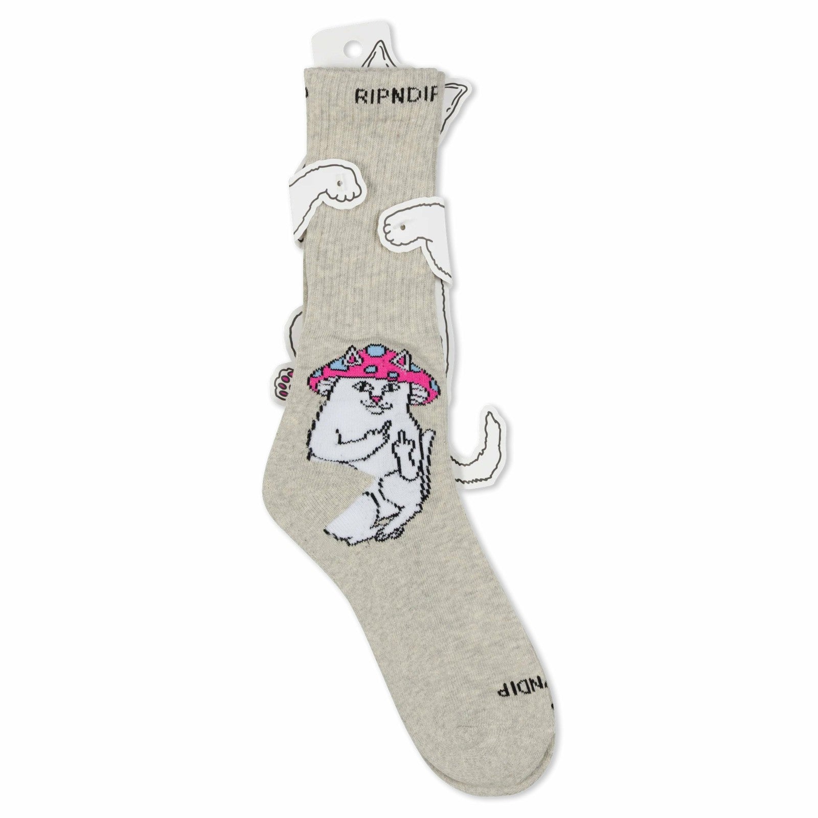 Lord Mushy Socks (Grey) - Ripndip