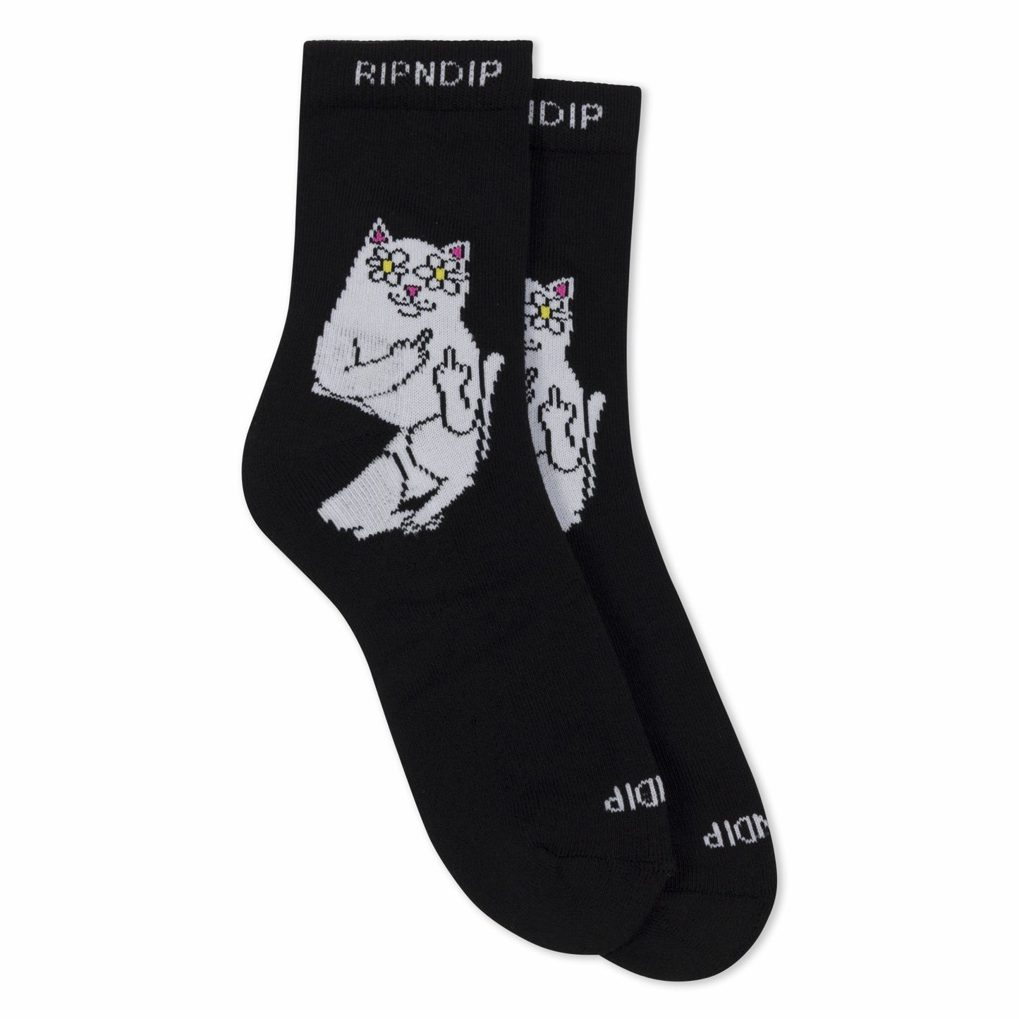 Lord Blossom Mid Socks (Black) - Ripndip