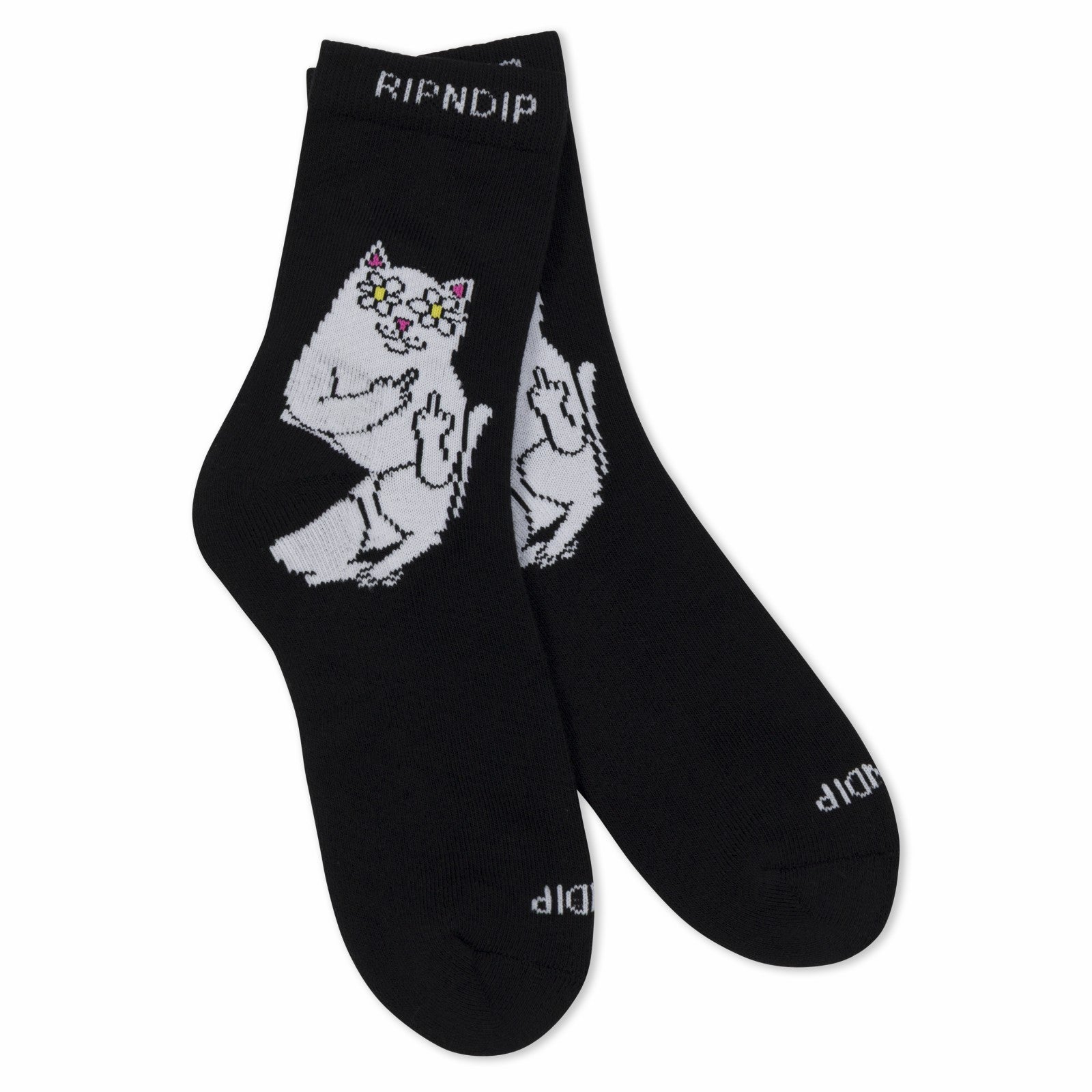 Lord Blossom Mid Socks (Black) - Ripndip