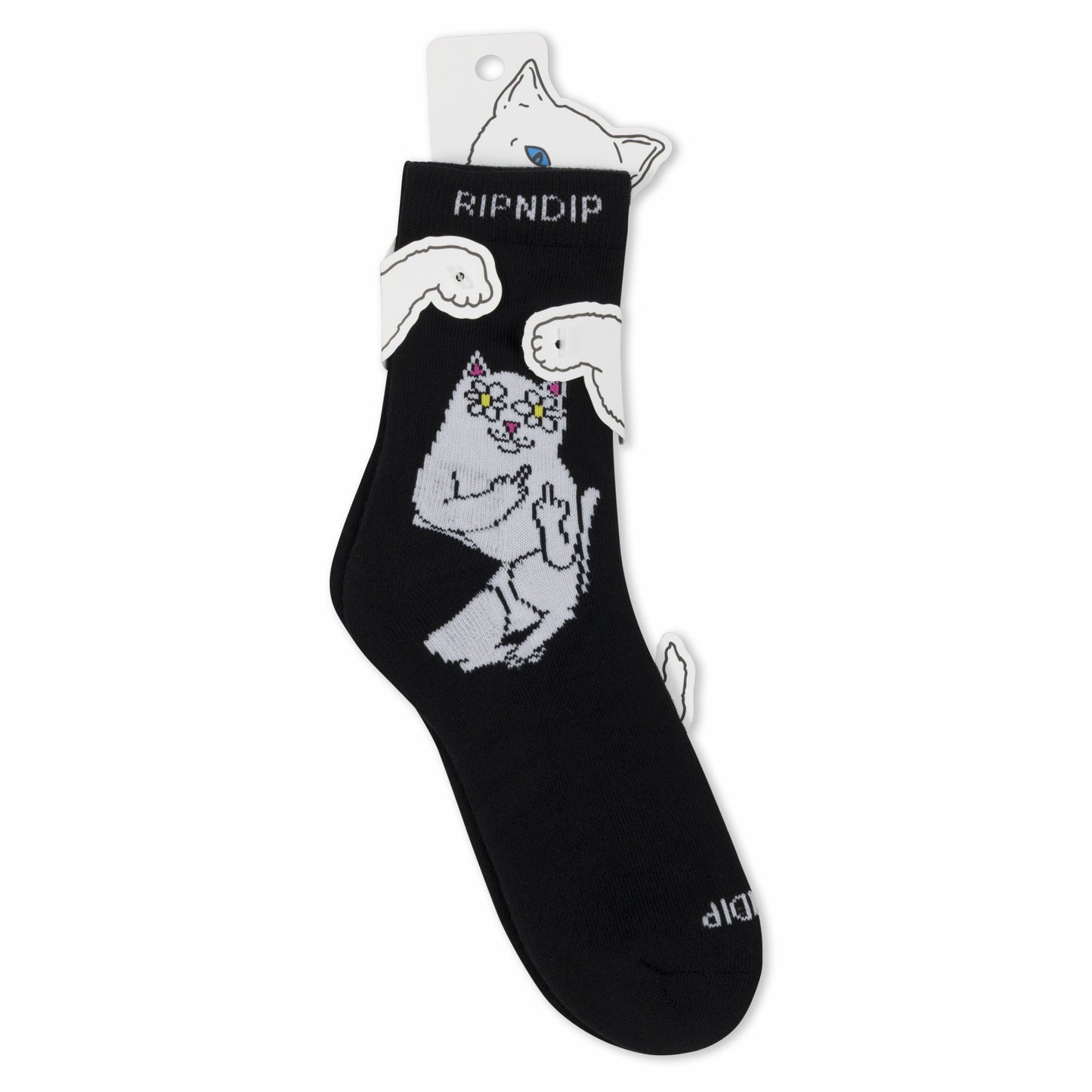 Lord Blossom Mid Socks (Black) - Ripndip