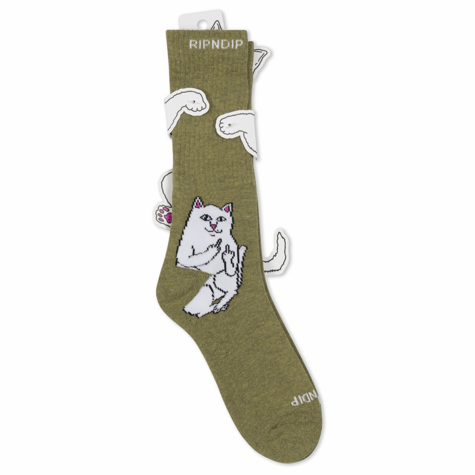 Lord Nermal Socks (Olive) - Ripndip