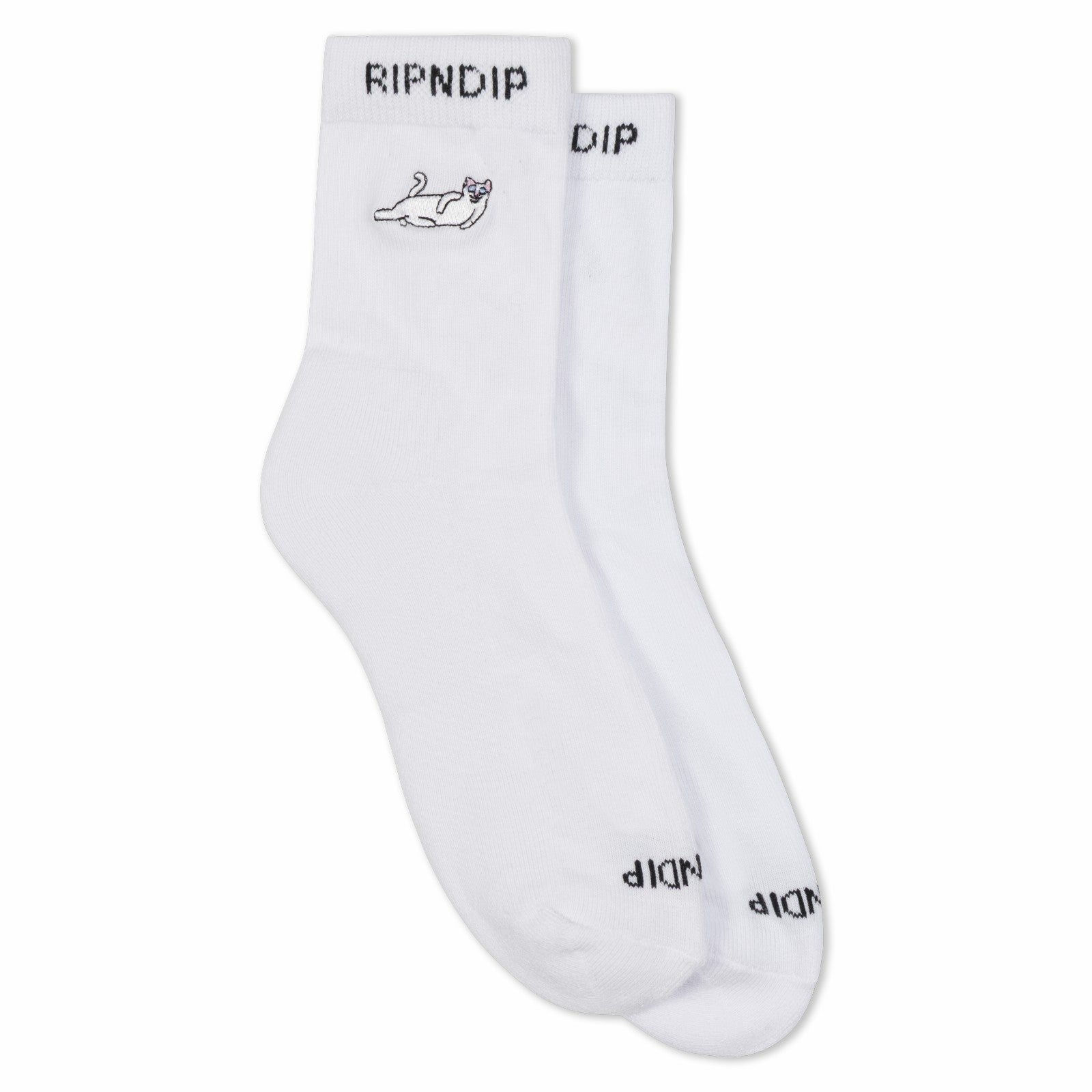 Castanza Mid Socks (White) - Ripndip