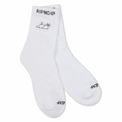 Castanza Mid Socks (White) - Ripndip