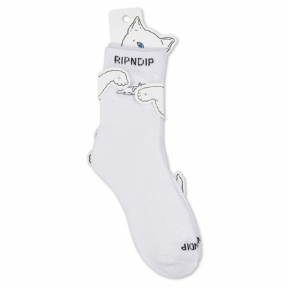 Castanza Mid Socks (White) - Ripndip