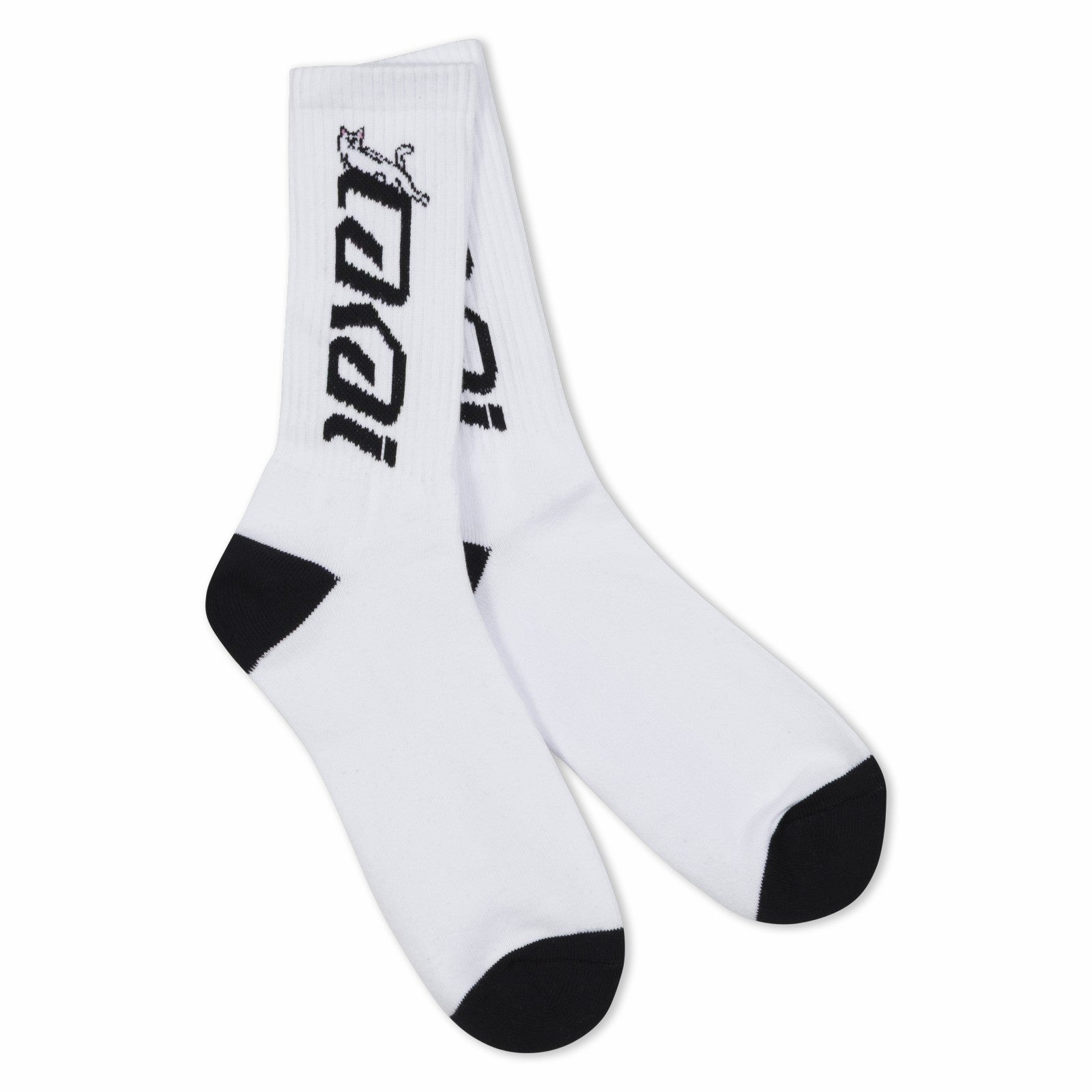 Lakai + Ripndip Lord Nermal Socks 2 Pack (Black/White) - Ripndip