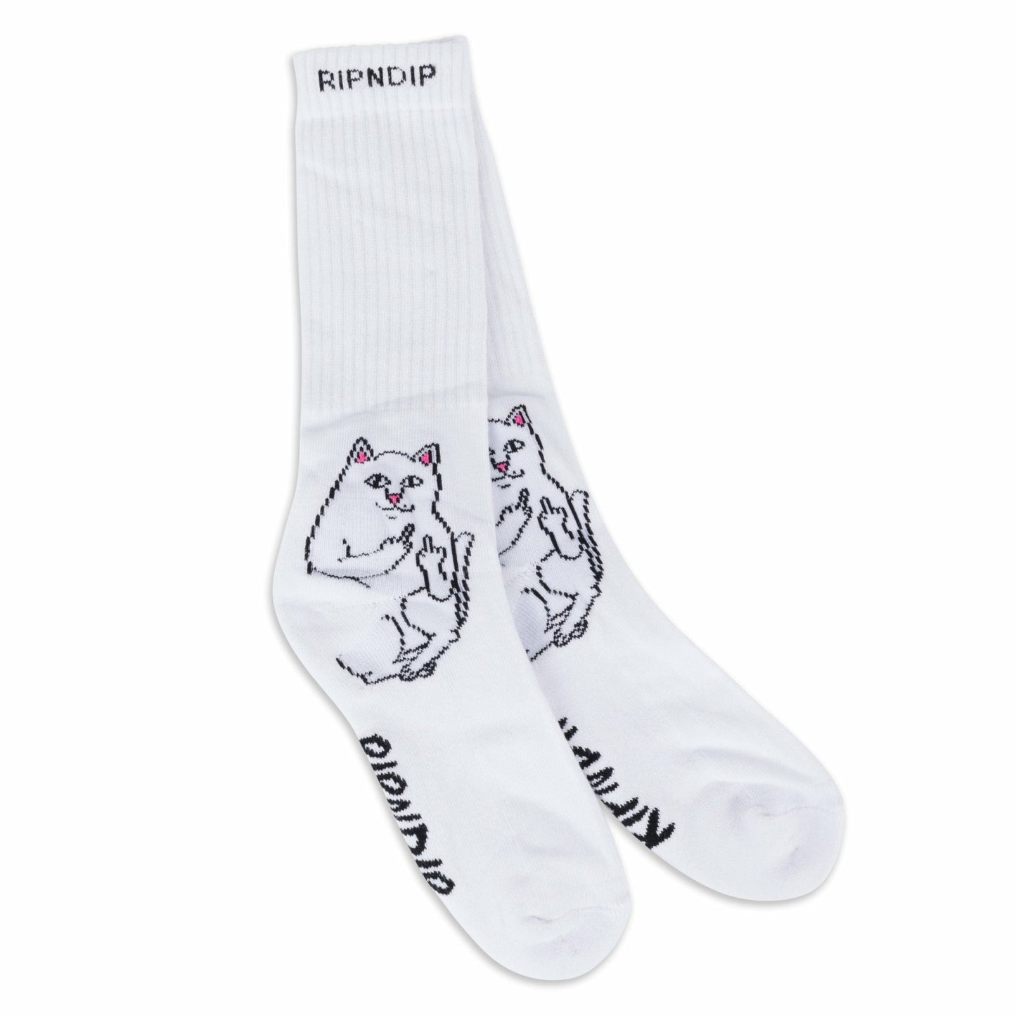Lord Nermal Socks (White) - Ripndip