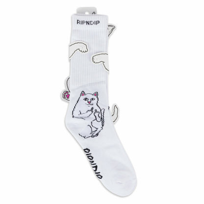 Lord Nermal Socks (White) - Ripndip