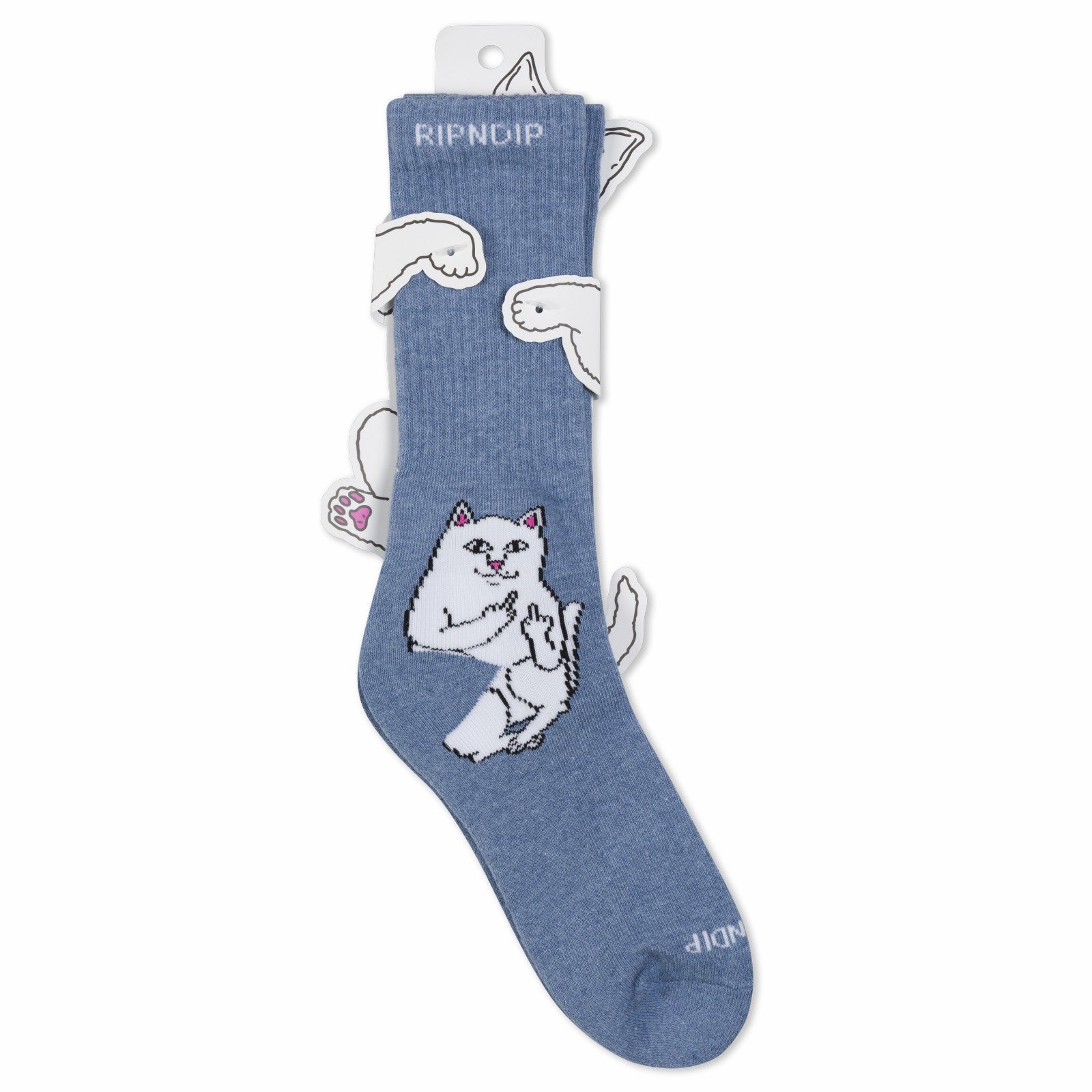 Lord Nermal Socks (Slate Heather) - Ripndip