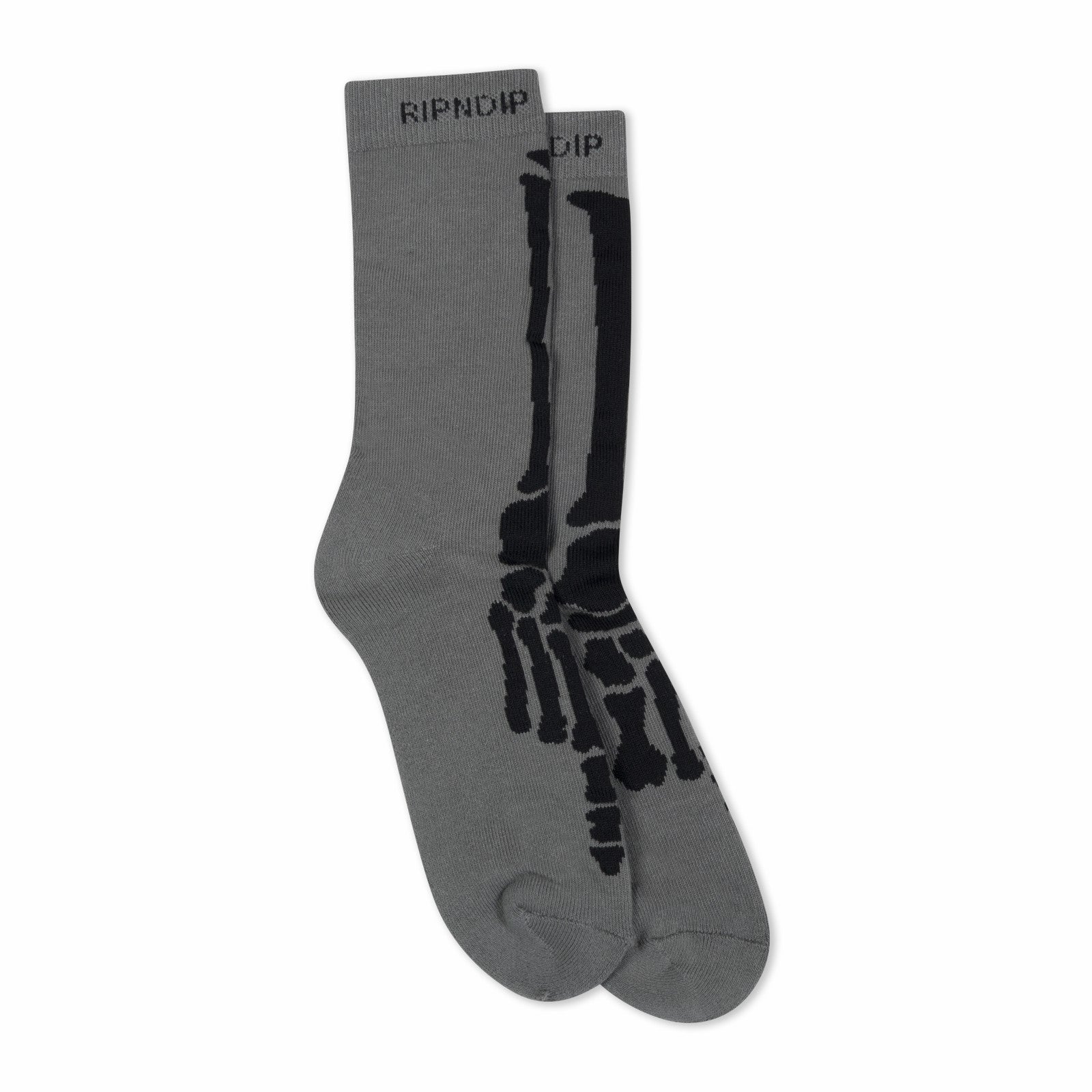 Skelly Nerm Socks (Charcoal) - Ripndip
