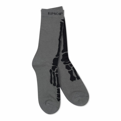 Skelly Nerm Socks (Charcoal) - Ripndip