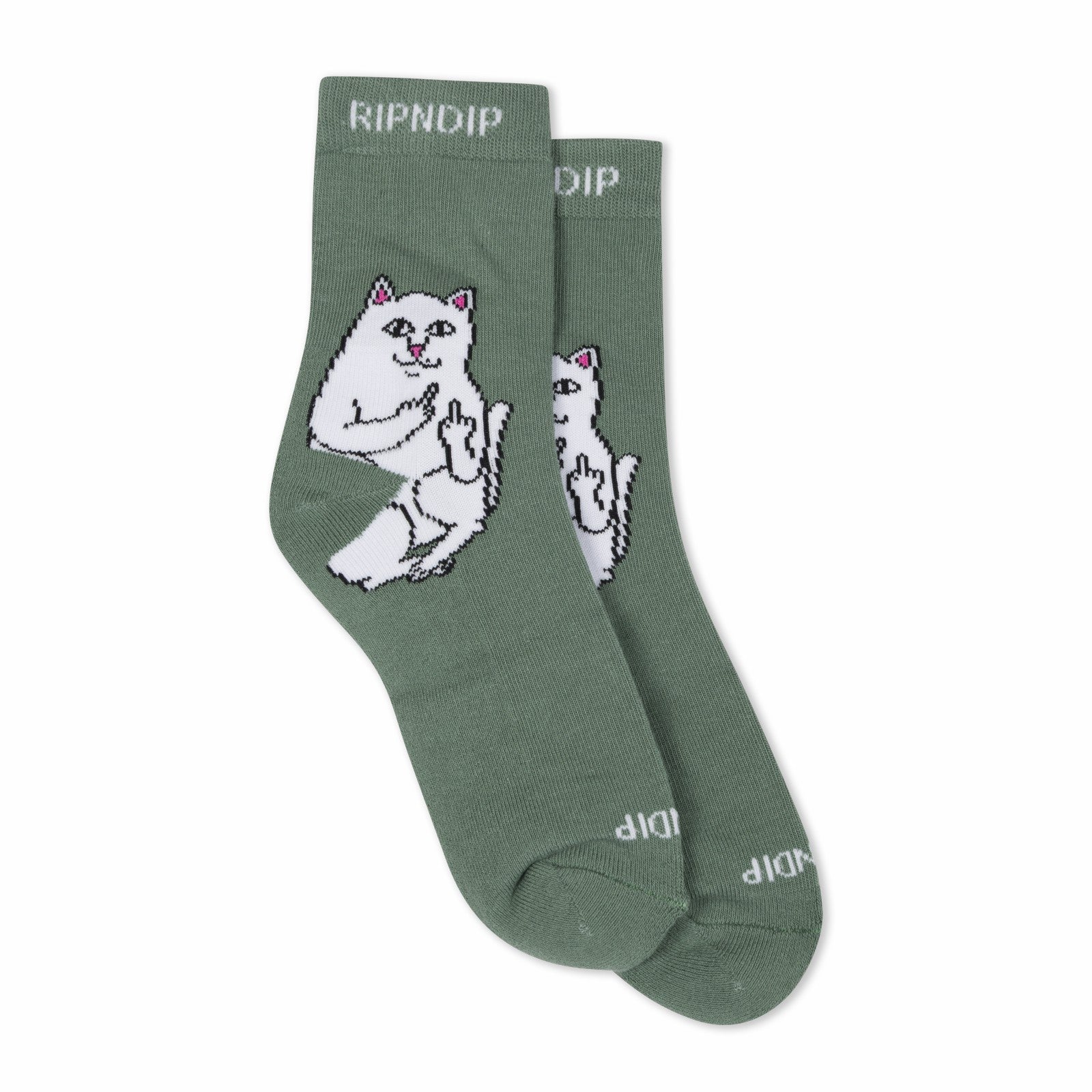 Lord Nermal Mid Socks (Pine Green) - Ripndip