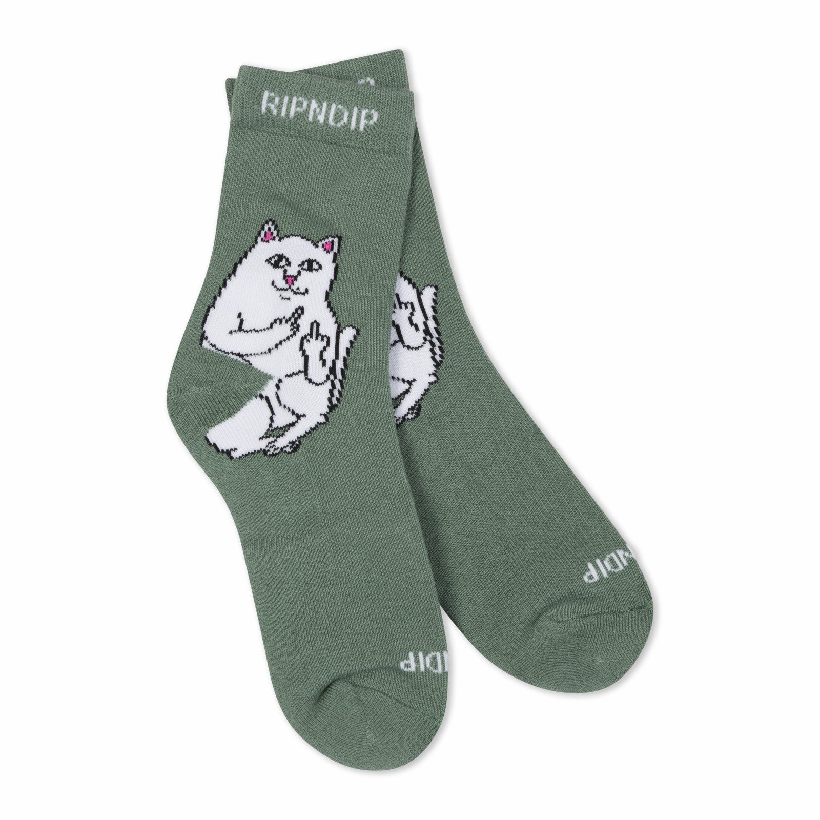 Lord Nermal Mid Socks (Pine Green) - Ripndip