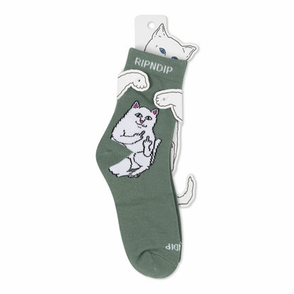 Lord Nermal Mid Socks (Pine Green) - Ripndip