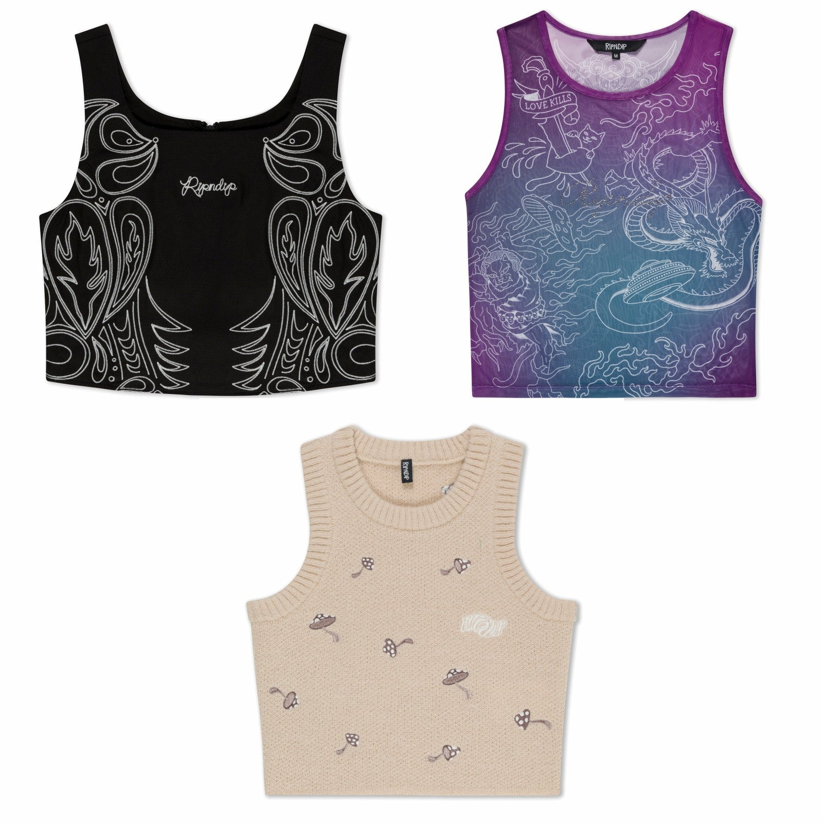 Mystery Womens Top (Multi) - Ripndip