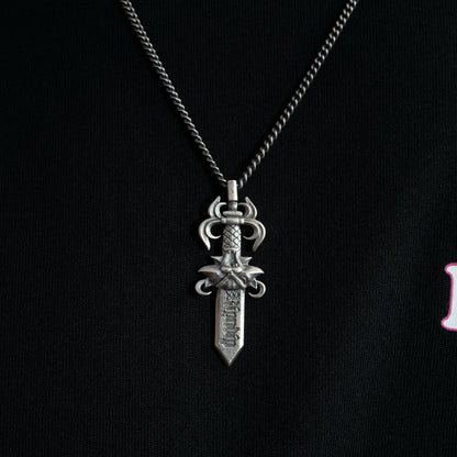 Nerm Dagger Necklace (Silver) - Ripndip