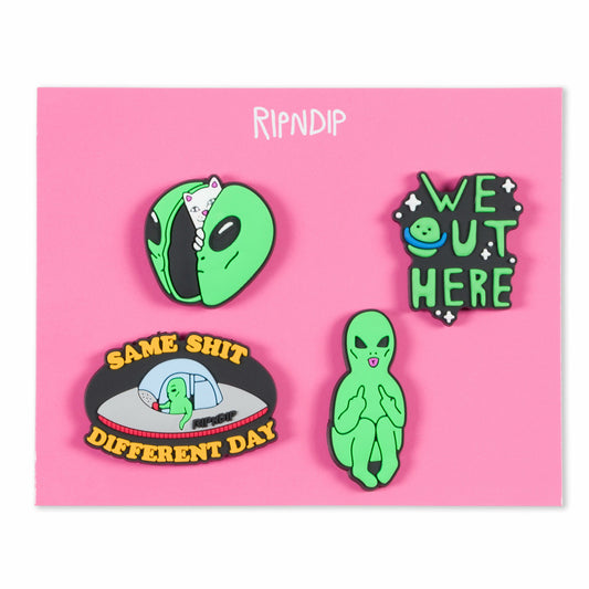 We Out Here Shoe Charm Pack (Multi) - Ripndip