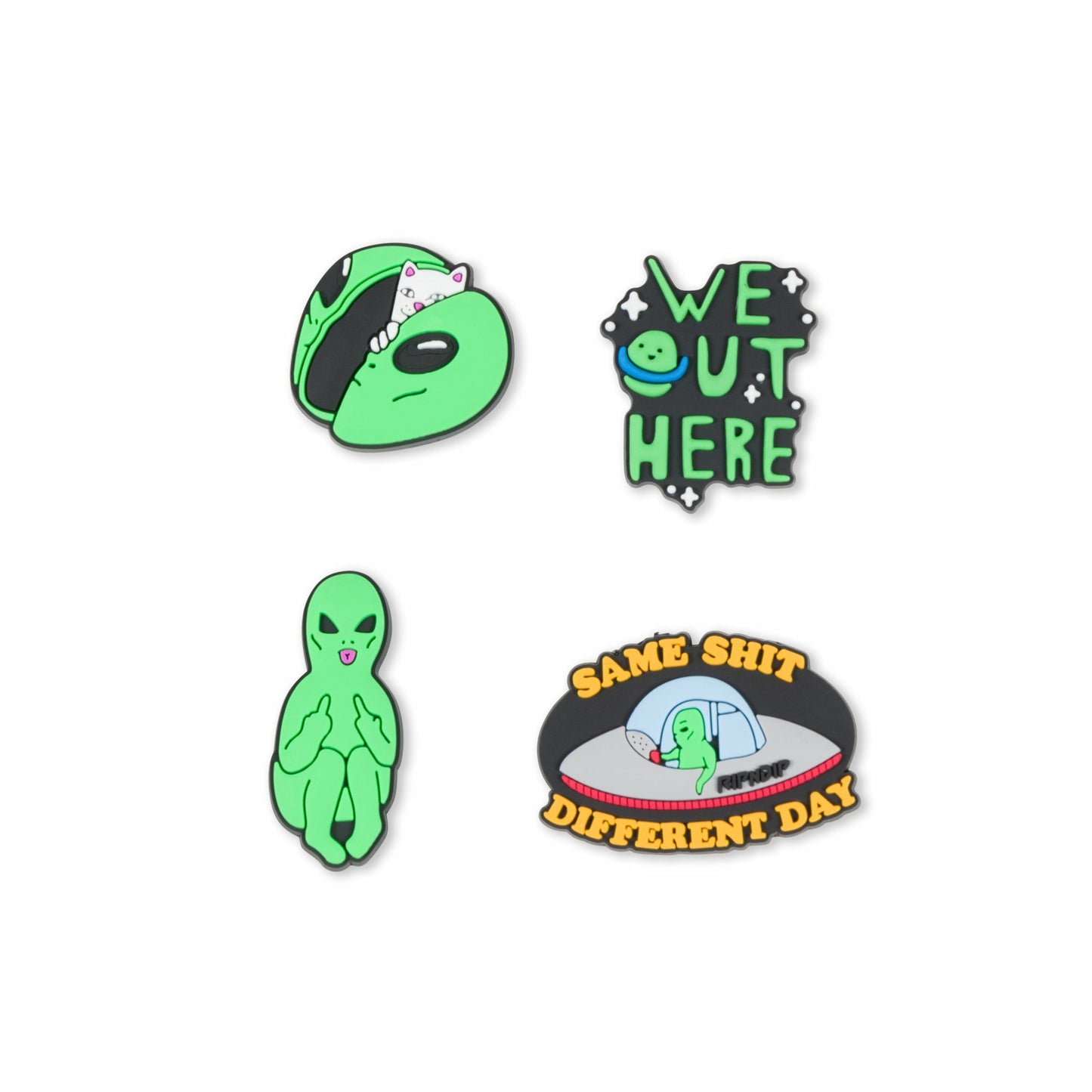 We Out Here Shoe Charm Pack (Multi) - Ripndip