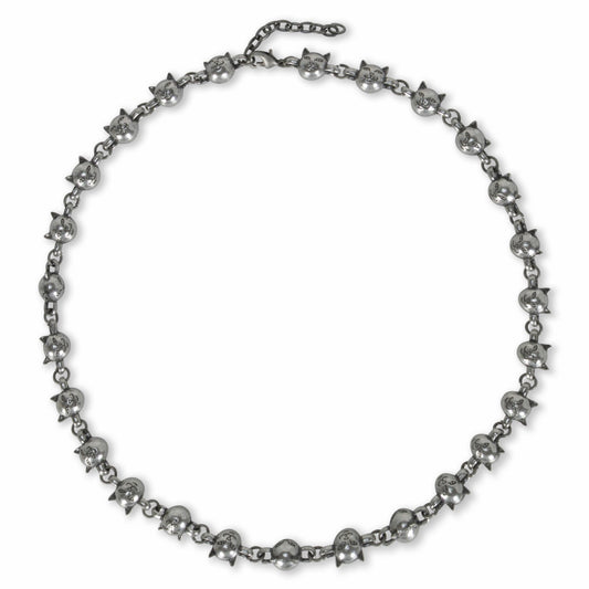 Lord Nermal Ball and Chain Necklace (Silver) - Ripndip
