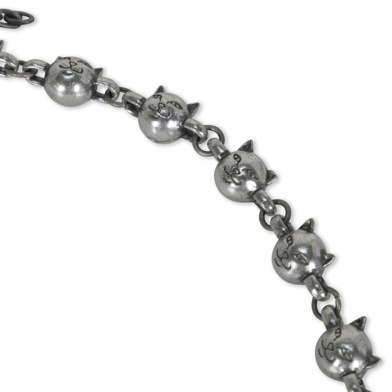 Lord Nermal Ball and Chain Necklace (Silver) - Ripndip