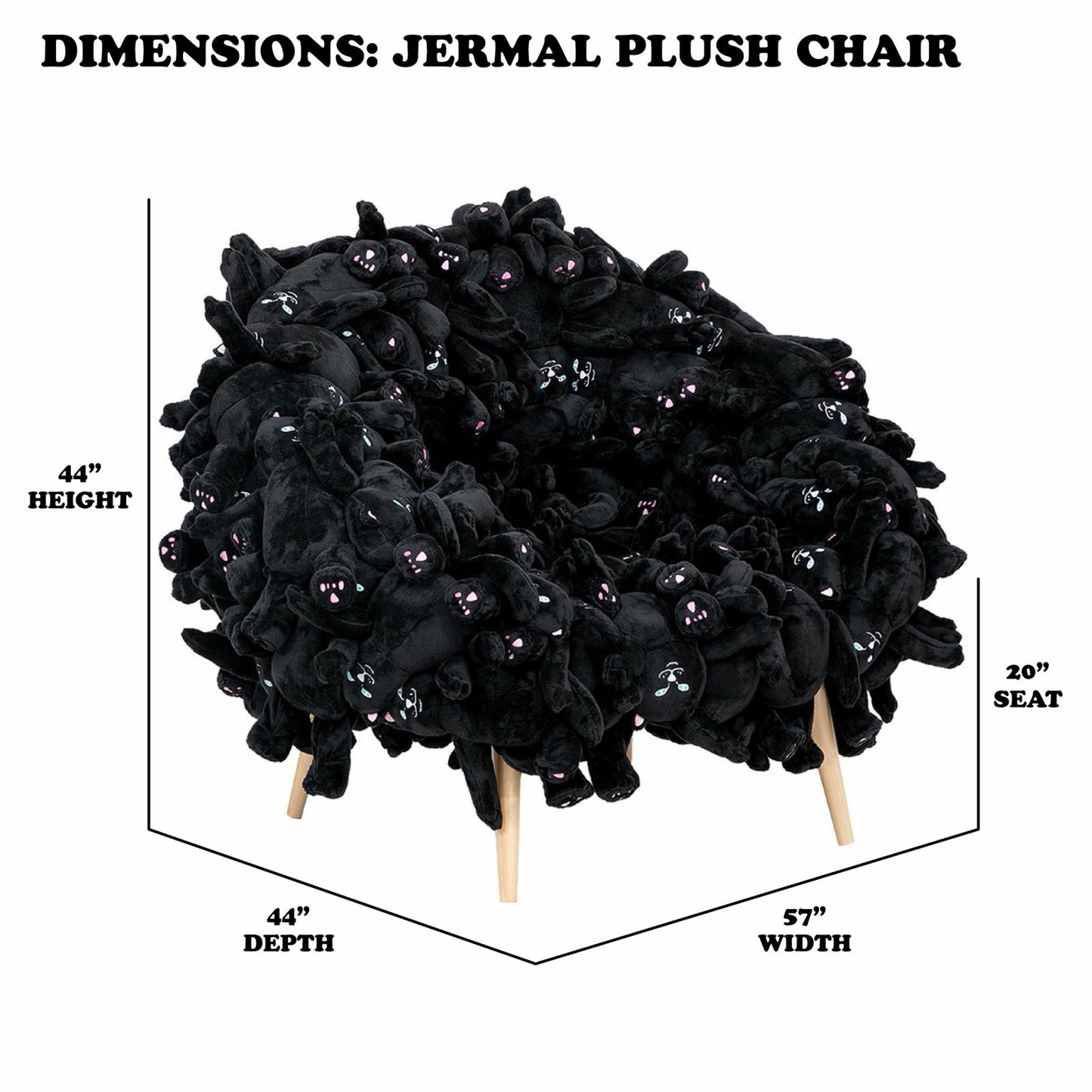 Nerm and Jerm Plush Chair - Ripndip