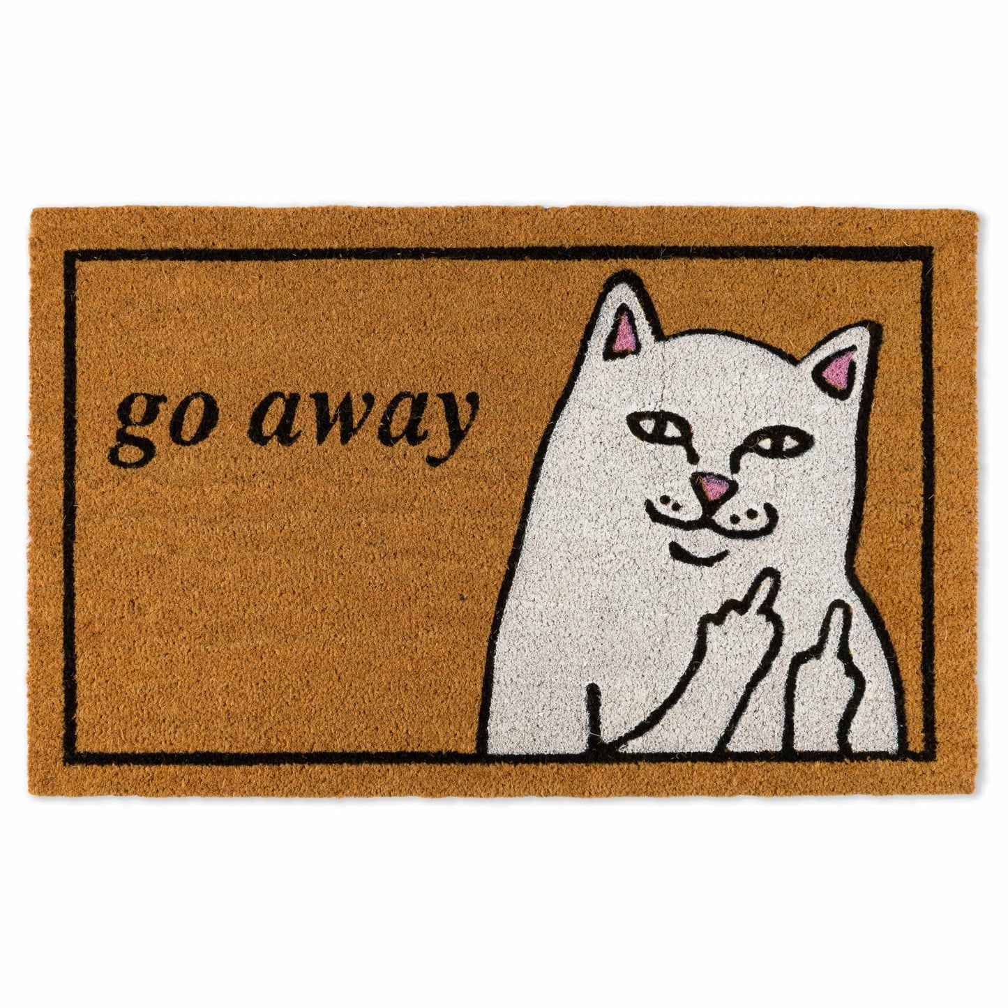 Go Away Door Mat (Brown) - Ripndip