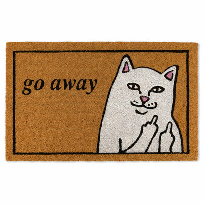 Go Away Door Mat (Brown) - Ripndip