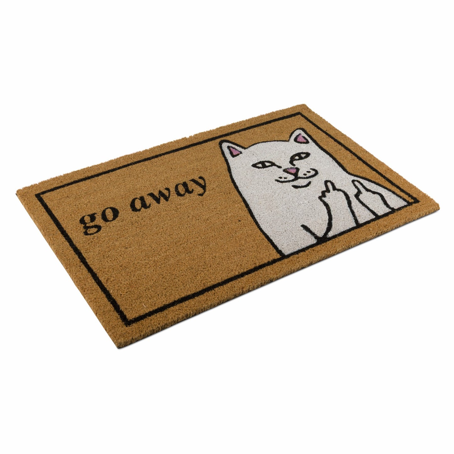 Go Away Door Mat (Brown) - Ripndip
