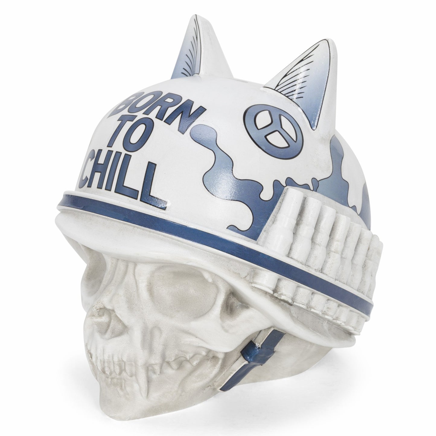 Born To Chill Ceramic Incense Holder (Indigo) - Ripndip