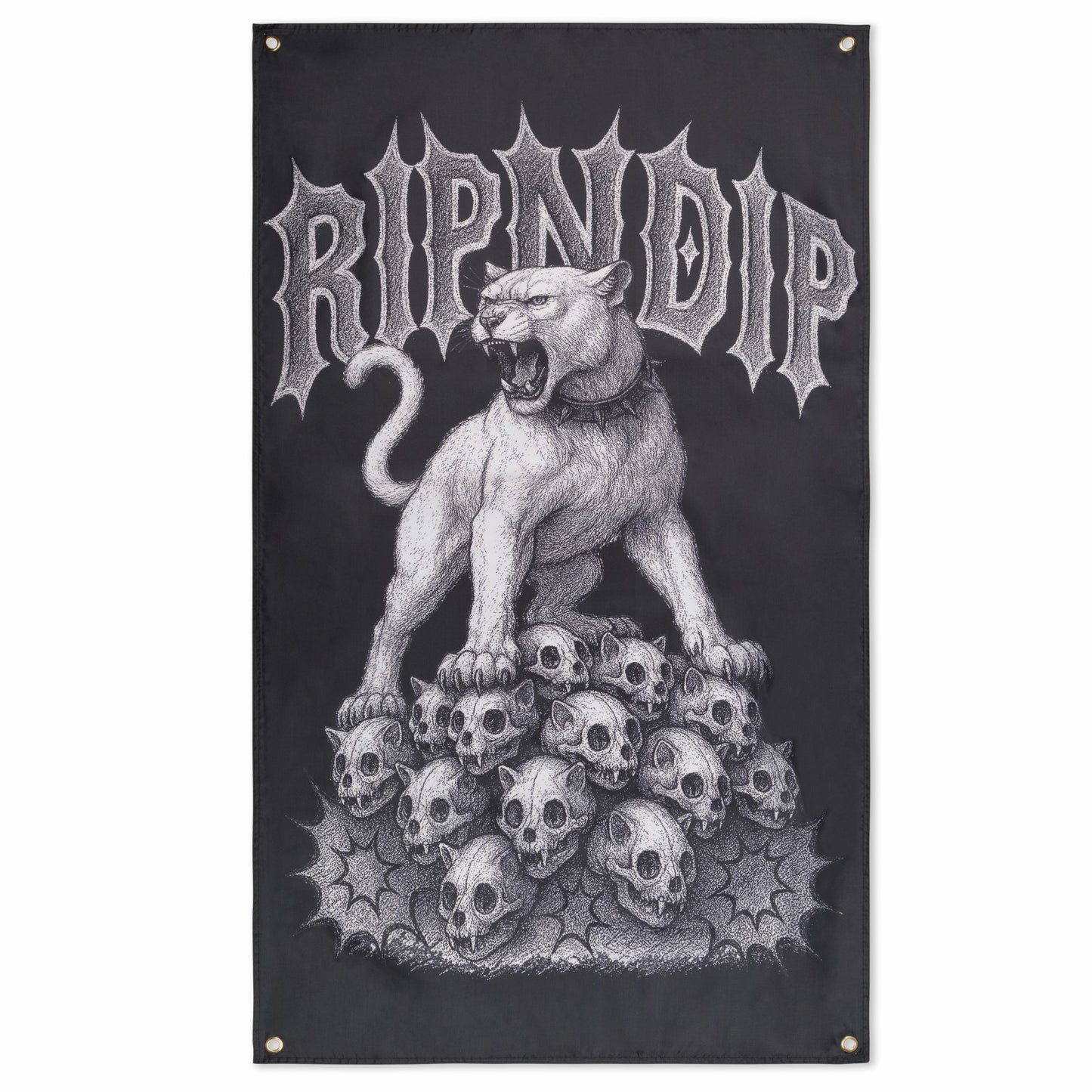 Wasteland Wall Banner (Black) - Ripndip