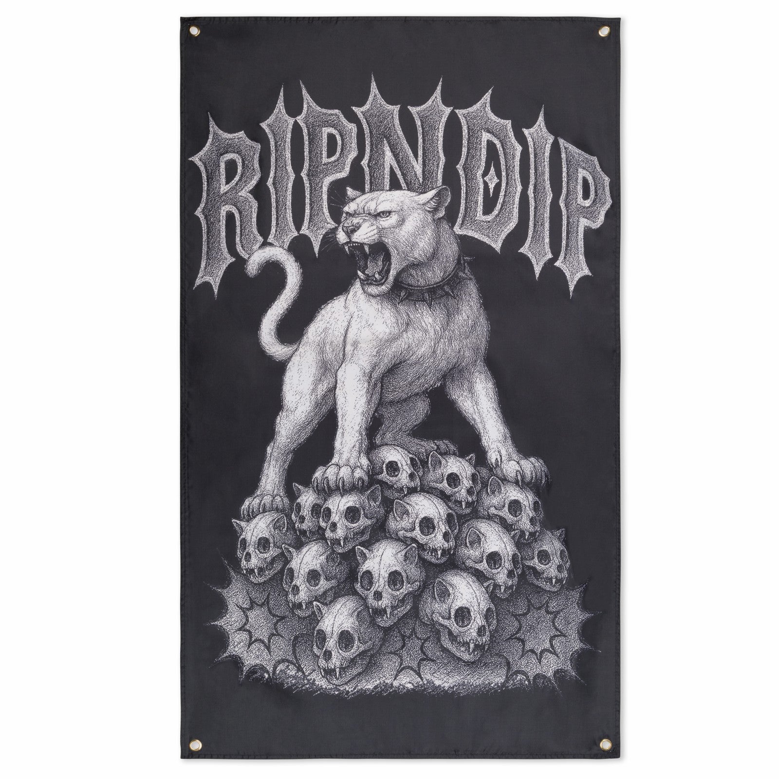 Wasteland Wall Banner (Black) - Ripndip