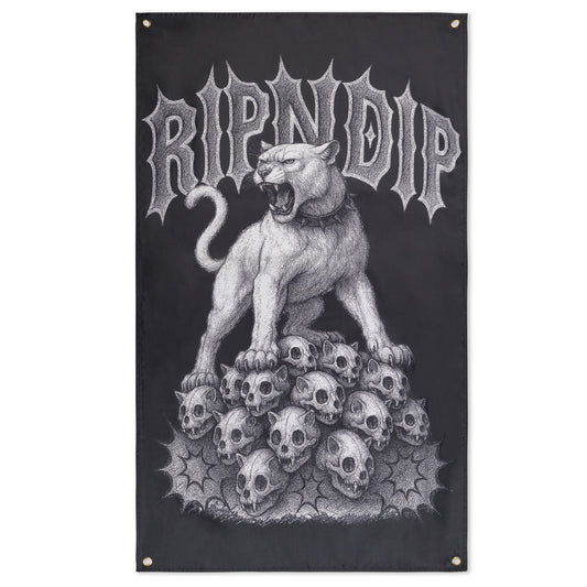 Wasteland Wall Banner (Black) - Ripndip