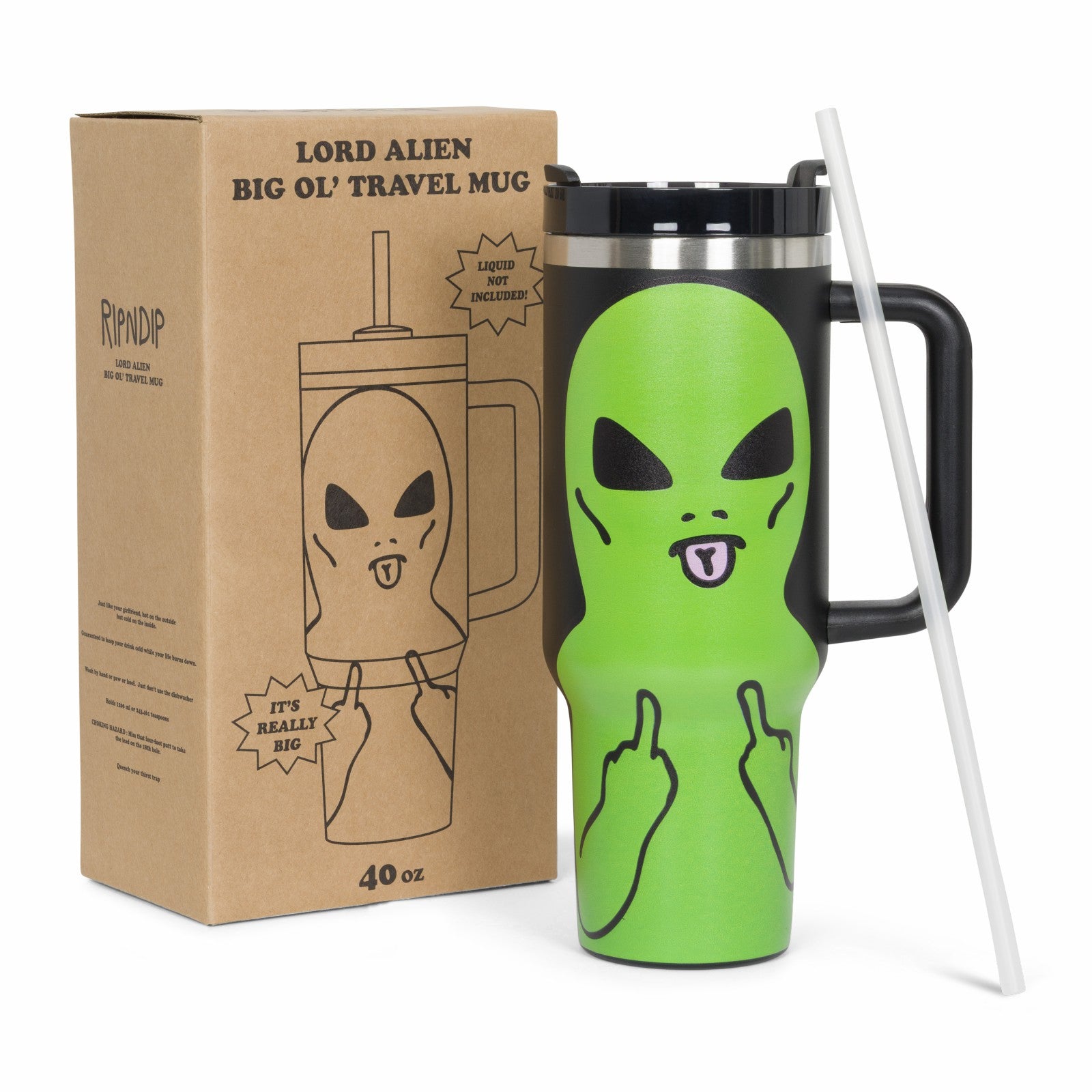 Lord Alien Big Ol Cup Tumbler (Black) - Ripndip