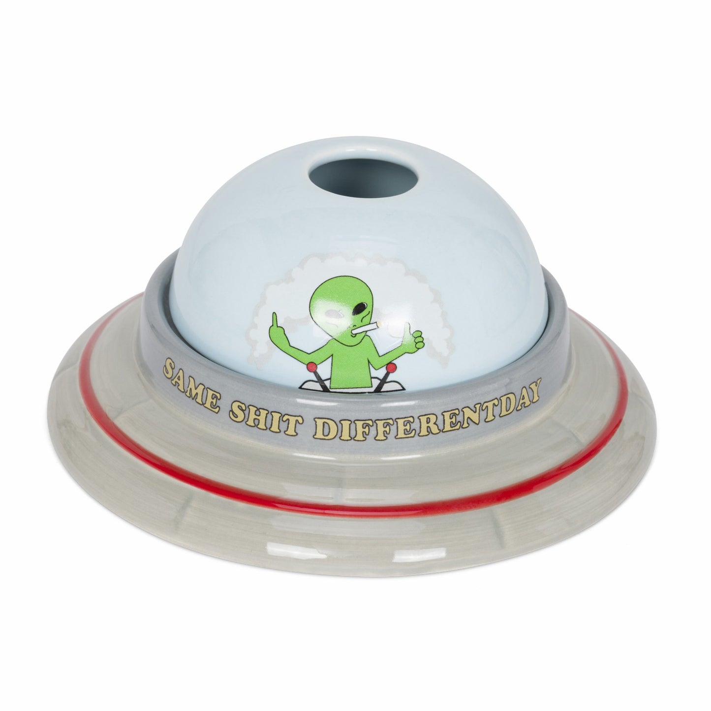 UFO Ceramic Ashtray (Multi) - Ripndip