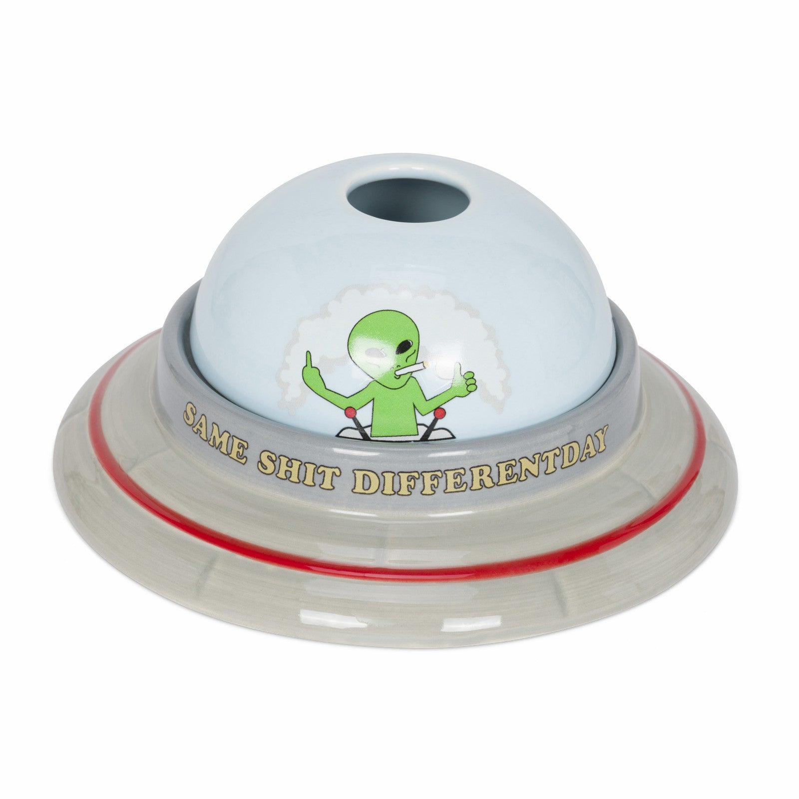 UFO Ceramic Ashtray (Multi) - Ripndip