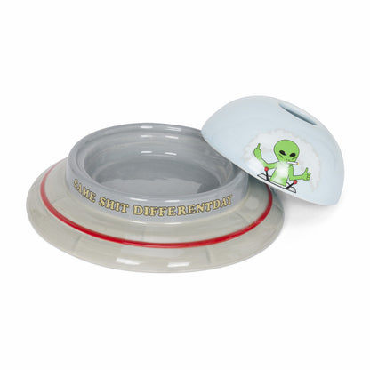 UFO Ceramic Ashtray (Multi) - Ripndip