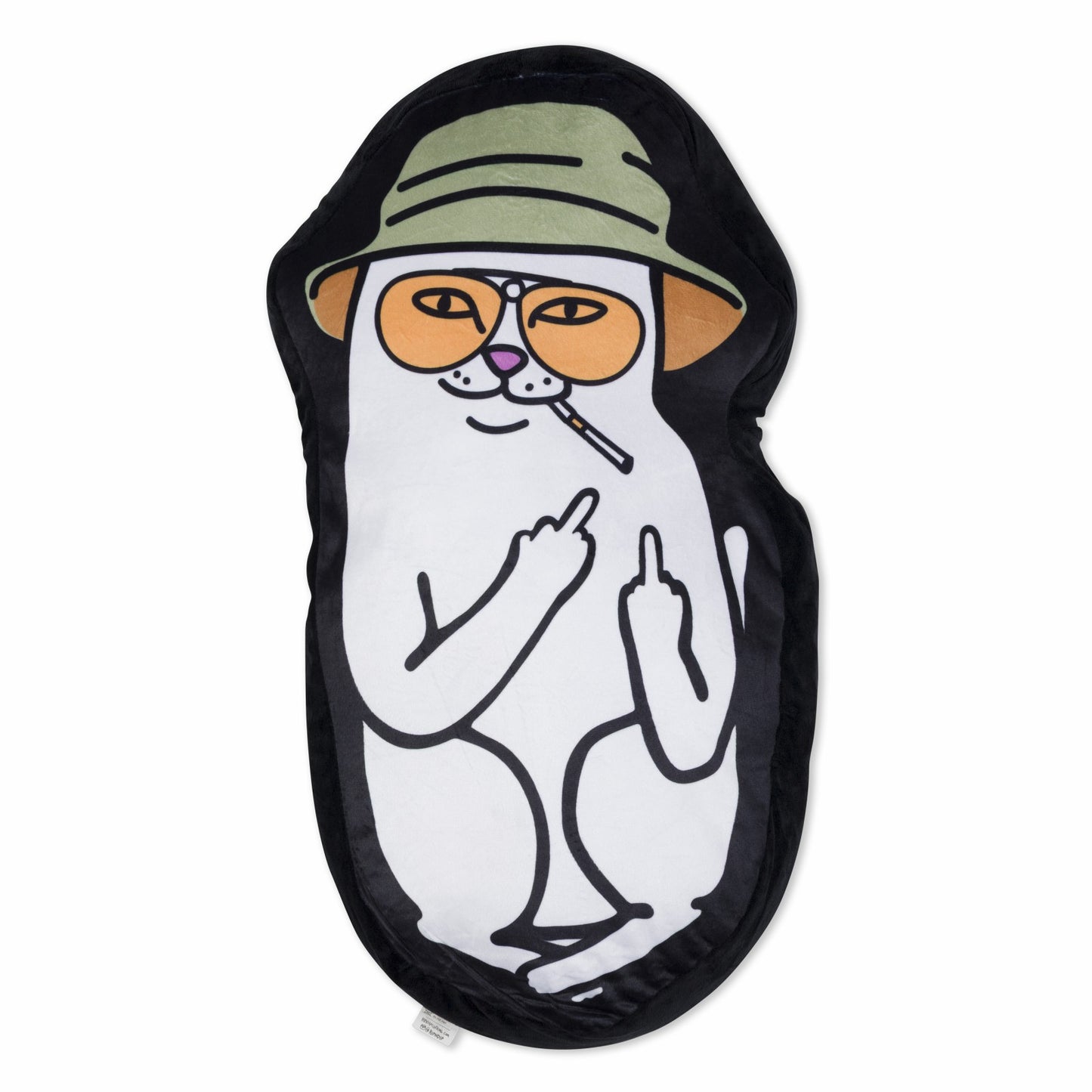 Nermal S Thompson Pillow (Black) - Ripndip