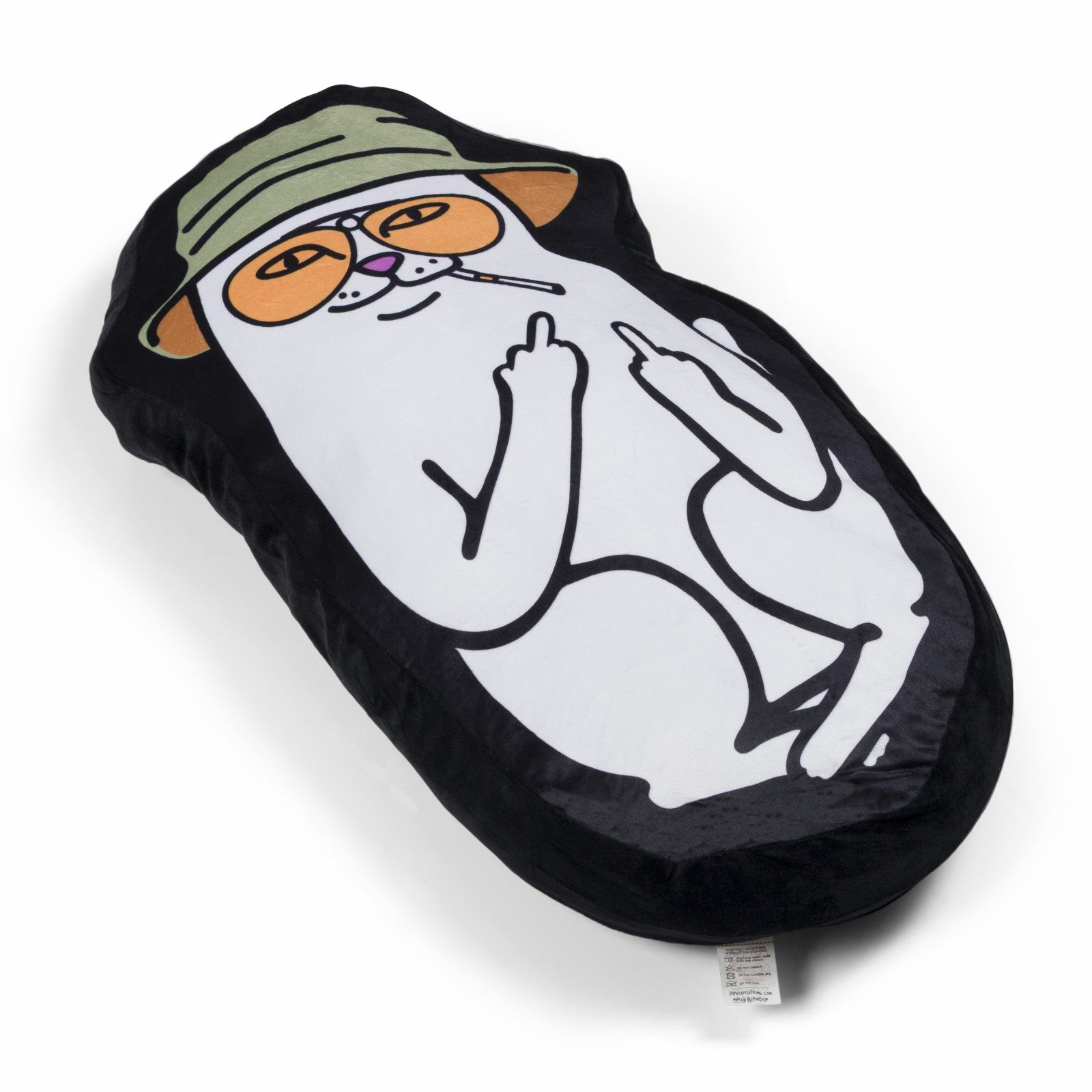 Nermal S Thompson Pillow (Black) - Ripndip