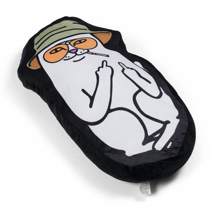 Nermal S Thompson Pillow (Black) - Ripndip