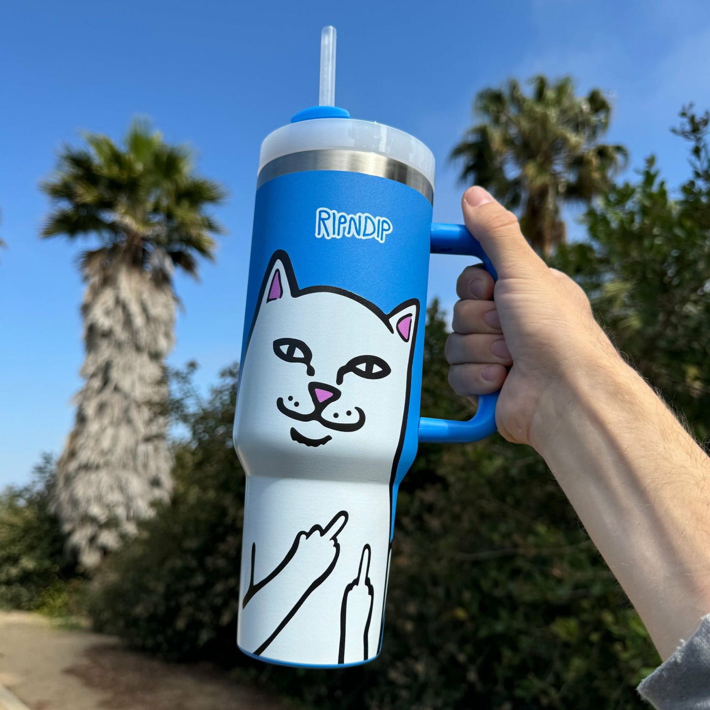 Lord Nermal Big Ol Cup Tumbler (Blue) - Ripndip