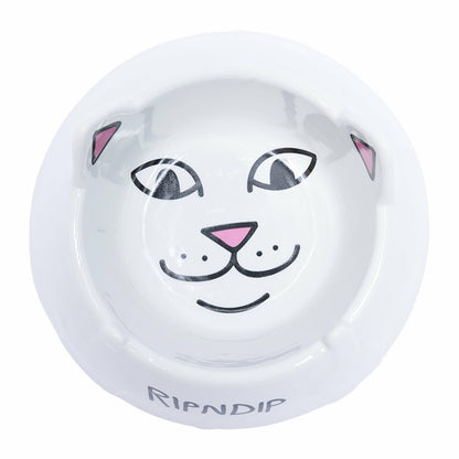 Lord Nermal Pet Bowl (White) - Ripndip