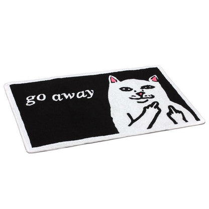 Go Away Rug (Black) - Ripndip