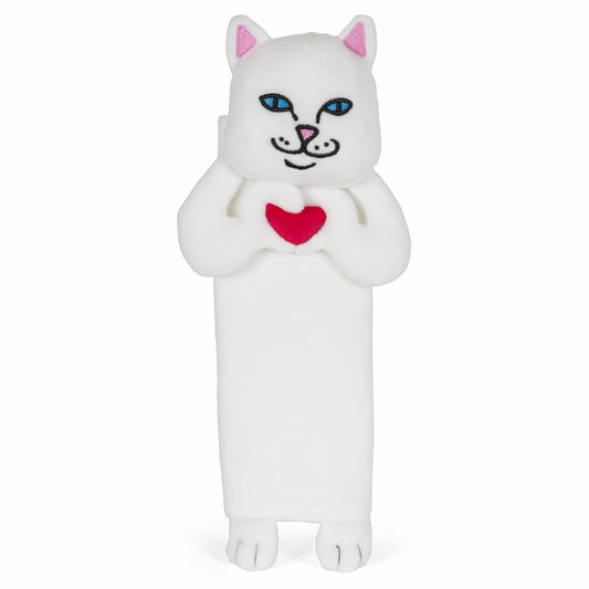 Nermal Loves Seat Belt Cover (White) - Ripndip