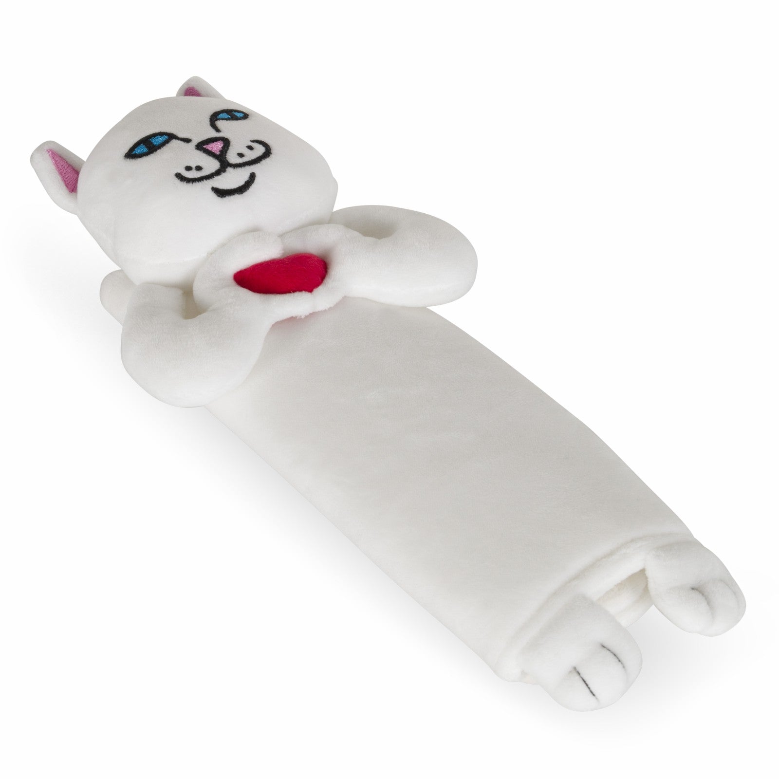 Nermal Loves Seat Belt Cover (White) - Ripndip