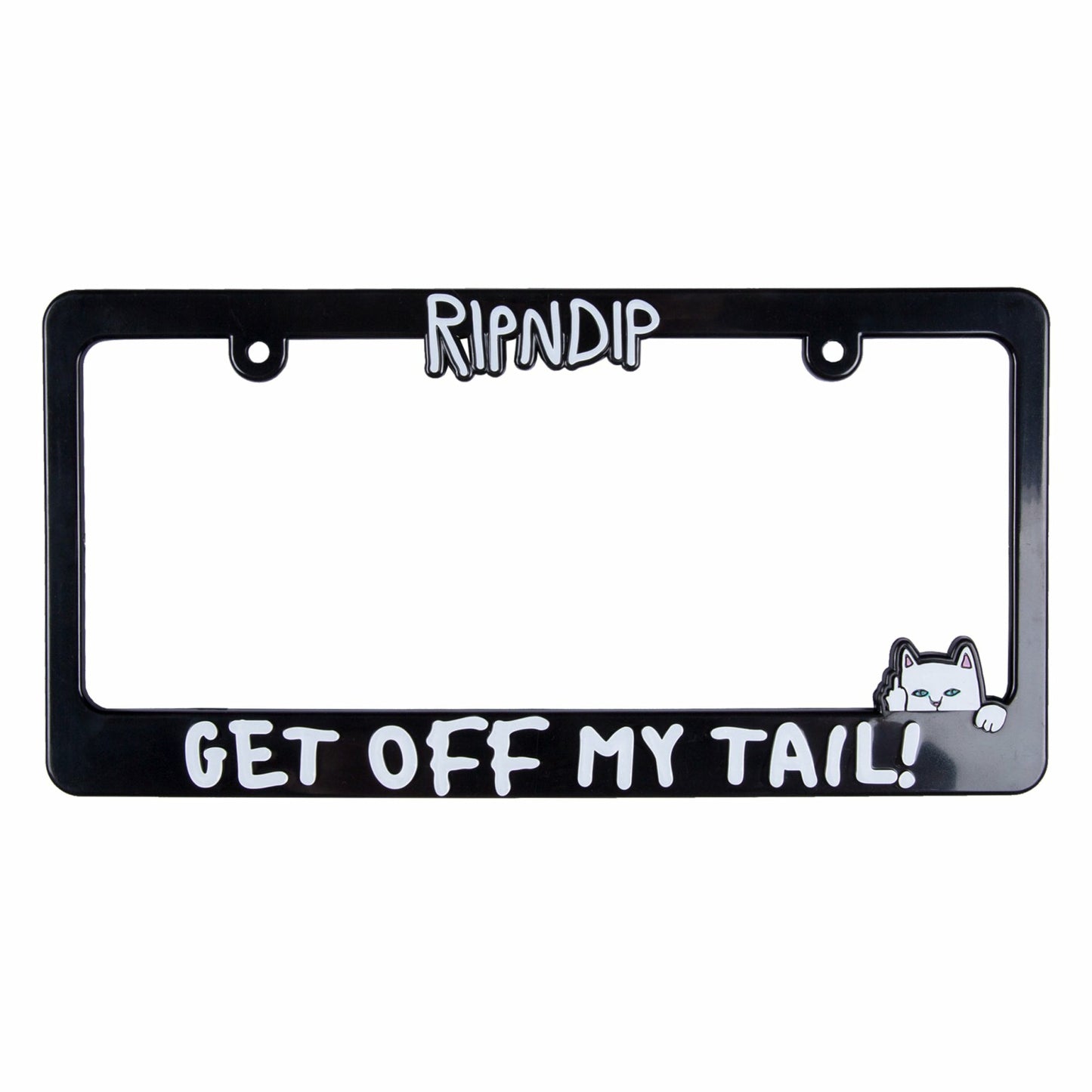 Tailgate License Plate Frame (Black) - Ripndip - Ripndip