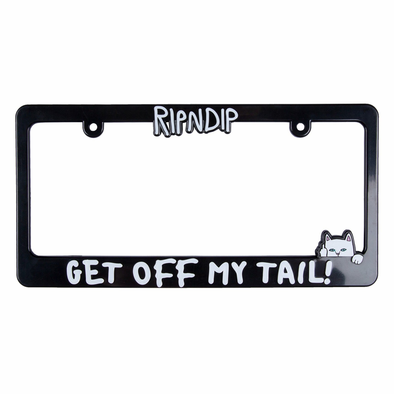 Tailgate License Plate Frame (Black) - Ripndip - Ripndip