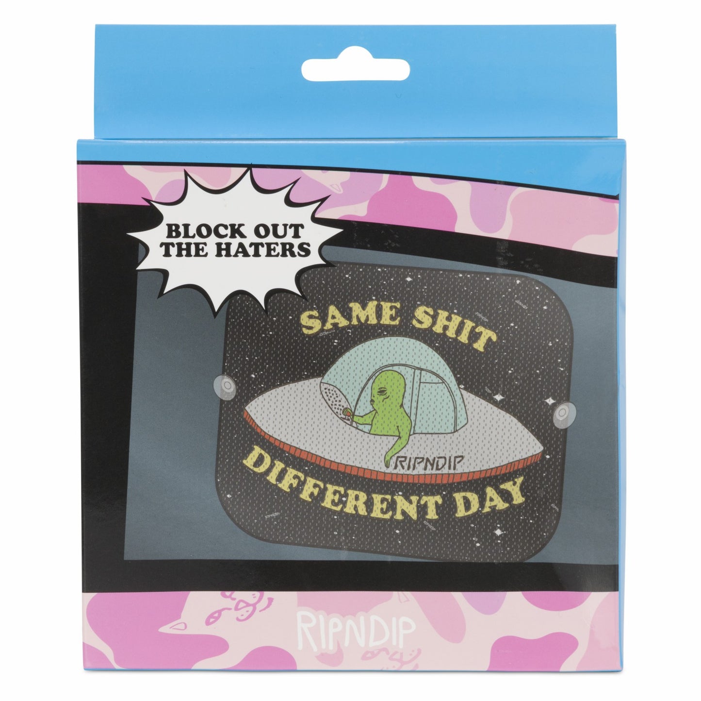 Same Shit Different Day Window Shade (Black) - Ripndip