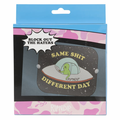 Same Shit Different Day Window Shade (Black) - Ripndip