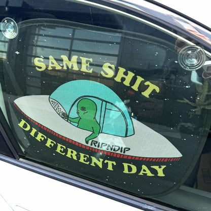 Same Shit Different Day Window Shade (Black) - Ripndip